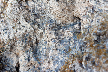 Relief surface of the rock