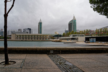 Parque das Nações, Park der Nationen, auf dem ehemaligen Expo-Gelände von 1998 in Lissabon,  Portugal