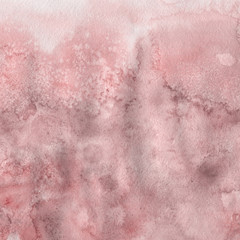 Red watercolor texture with abstract washes and brush strokes on the white paper background.