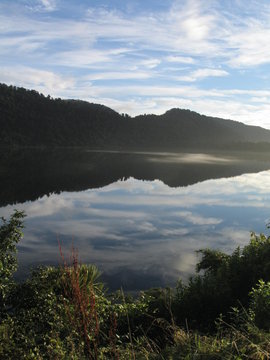 Lake in New Zealand. South Island. Oceania