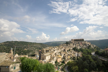 Fototapeta premium Ragusa in Sicily Italy on October 12, 2018