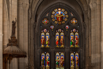 Fototapeta na wymiar Kirche Saint-Baudile in Nimes in Südfrankreich