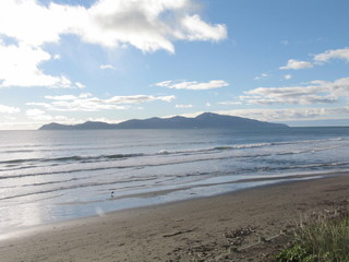 Beach in Wellington, New Zealand. Oceania