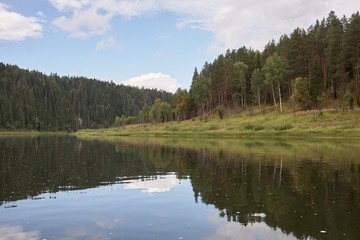 rafting on the Chusovaya river