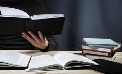 Education concept with copy space