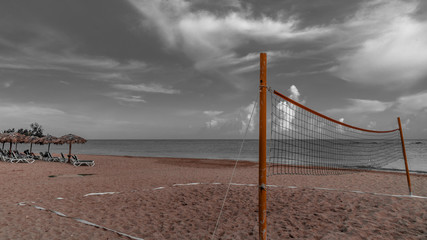 Volleyball in the open air
