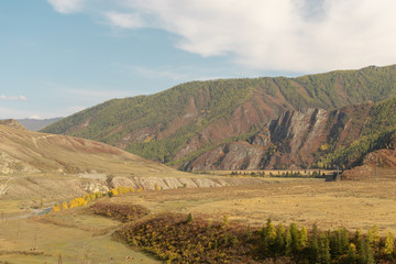 Naklejka premium Plateau | Mountain Altai
