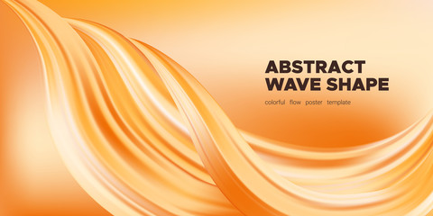 Abstract Fluid, 3d Lquid Shape.