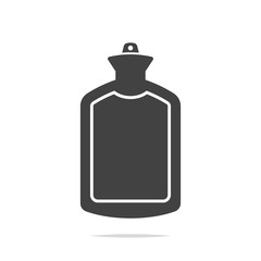 Hot water bag icon vector