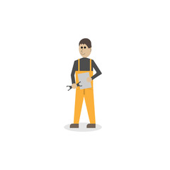 Repairman vector graphics