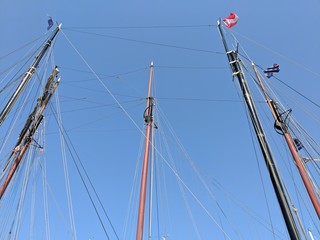 Mast, Takelage, Segelschiff