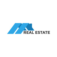 Real estate house graphic icon design template