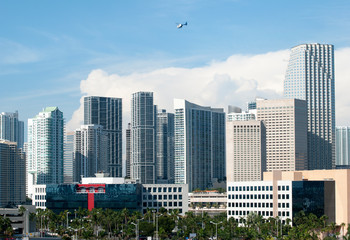 Flying Over Miami