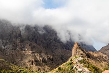 Masca Dorf im Teno Gebirge auf Teneriffa, Kanarische Inseln, Spanien