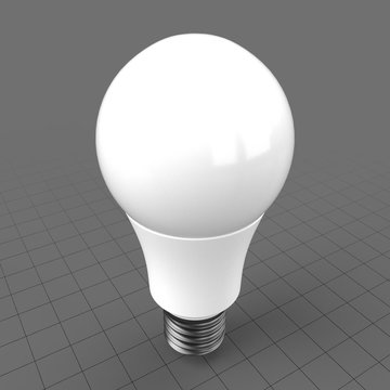 LED frosted classic light bulb
