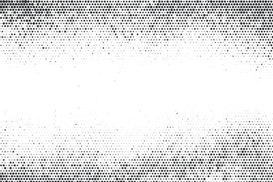 Black and white halftone grunge texture