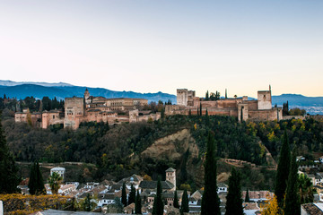 Fototapeta na wymiar Alhambra of Granada, España (Spain)