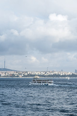 Fototapeta premium Bosphorus strait in Istanbul, Turkey