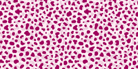 Animal seamless pattern. Colorful spotted wallpaper. 