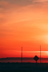 Obraz na płótnie Canvas Prairie sunset