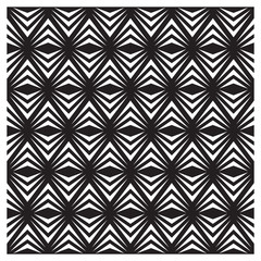 Seamless geometric pattern with monochrome. Artistic black  background with hipster elements. - Vector