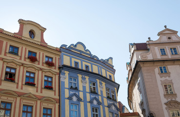 Fototapeta premium Houses of the Old Town Square, Prague, Czech Republic