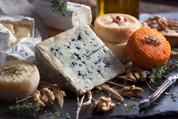 Cercles muraux Produits laitiers Plateau de fromages