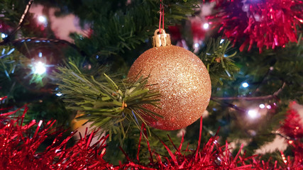 Christmas tree with decoration