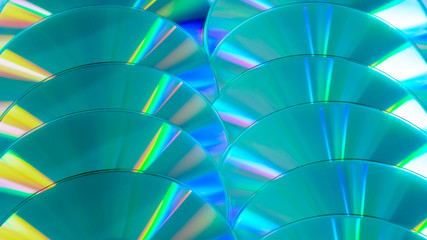 CD DVD disc colorful compact background rainbow shine blue yellow white ultra
