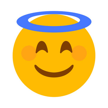 What is halo emoji meaning?