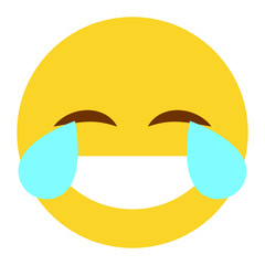 Laughing with tears emoji