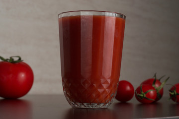 tomatoes on the table juicy large proper nutrition