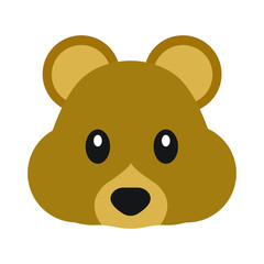 Bear emoji vector