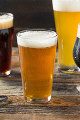 Refreshing Cold Craft Beer Assortment