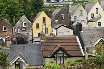 Fototapeta na wymiar Cobh, Ireland, Cobh architecture