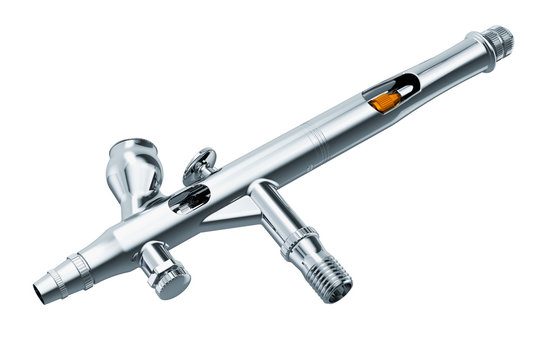 Airbrush Gun, 3D rendering