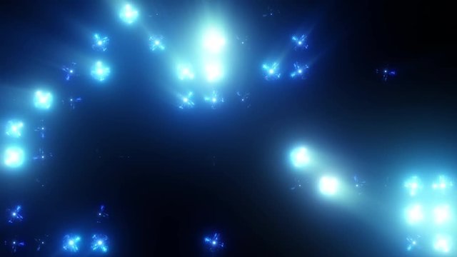 Bright Floodlight Flash on the wall VJ Stage 4K Seamless loop animation. Blinder Blinking lights Flash club Flashlights Disco lights Matrix Incandescent light Lamp Halogen headlamp lamp Night club off