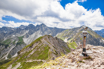 Viewpoint on Kanzelwand Peak in Germany