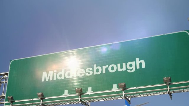 Airplane Landing Middlesbrough