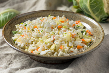 Raw Organic White Cauliflower Rice