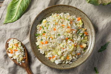 Raw Organic White Cauliflower Rice