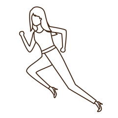 business woman avatar character