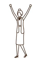 business woman avatar character