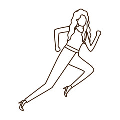 business woman avatar character