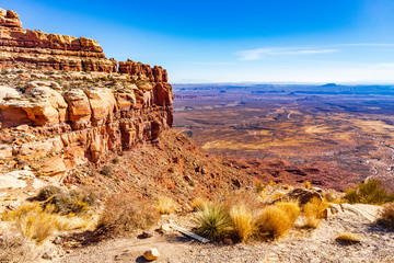 On the Moqui Dugway above the Valley of the Gods