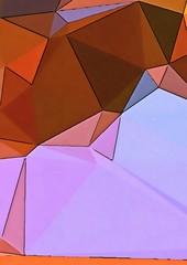Fototapeta na wymiar Abstract polygonal background. Triangles texture. Geometric modern art. Futuristic simple painting on canvas. Pattern for design. Backdrop template. Low poly concept artwork. Decorative elements. 