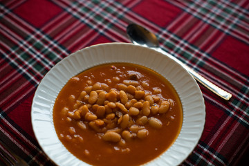 Kuru Fasulye Pilav, Baked White Beans, Traditional Turkish Food