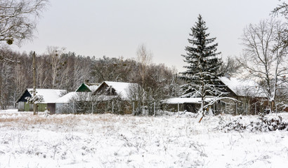 Winter in the village