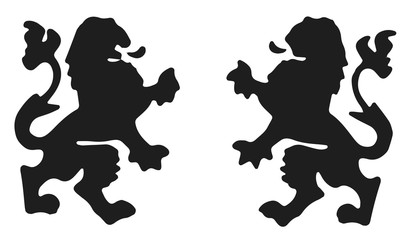 Lions emblem #isolated #vector - Löwe Wappen