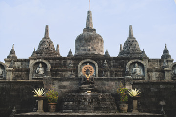 Fototapeta na wymiar Brahmavihara buddhist temple on Bali island Indonesia